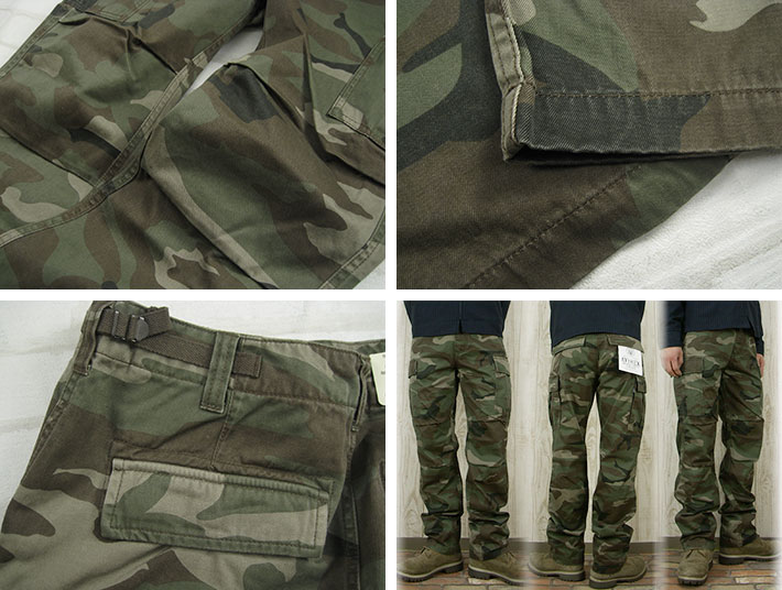 AVIREX アヴィレックス ベーシックカーゴパンツ カモフラージュ BASIC CARGO PANTS 6166111 -JOE-