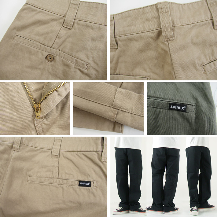 AVIREX BASIC OFFICER PANTS