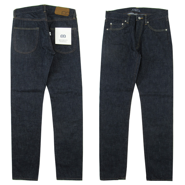 13oz セルヴィッジデニム スリムテーパード ジーンズ