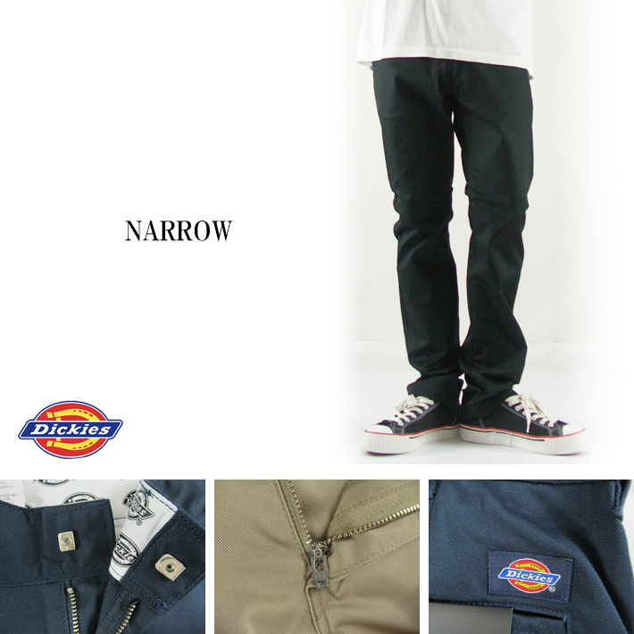 Dickies ディッキーズ ストレッチナローパンツ WD5882 -JOE-