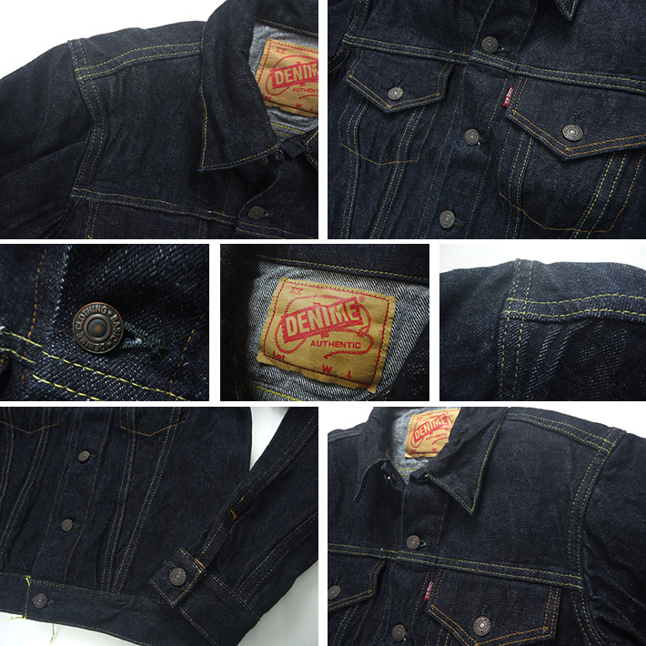 DENIME ドゥニーム 3RD TYPE デニムジャケット ワンウォッシュ -JOE-