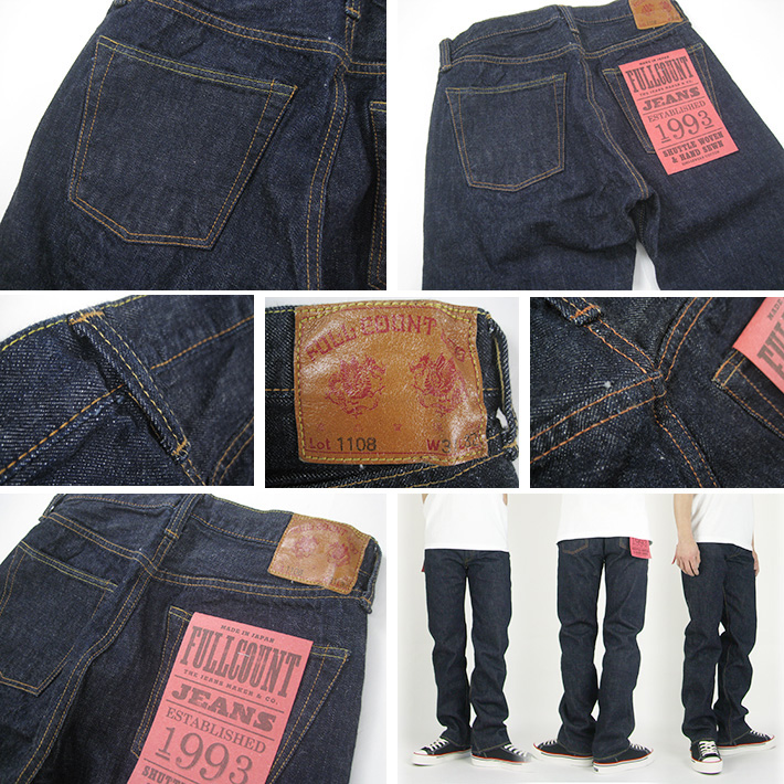 FULLCOUNT / 1108 SLIM STRAIGHT (One Wash) | CA