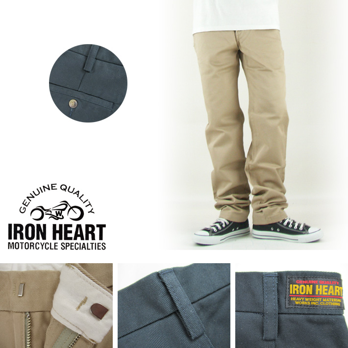 アイアンハート IRONHEART チノクロス トラウザー パンツ