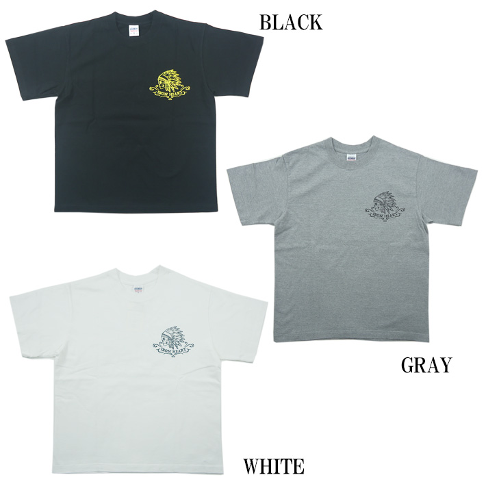 IRON HEART 日本製 21 バックプリント Tシャツ L アイアンハート IRON HEART アイアンハート 7.5oz PRINTED S/S T-SHIRTS 