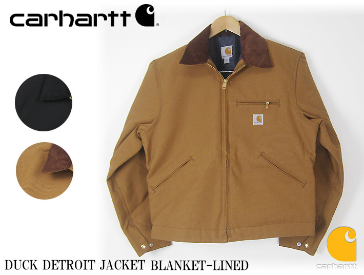 Carhartt カーハート デトロイトジャケット DUCK DETROIT JACKET BLANKET-LINED J001 -JOE-