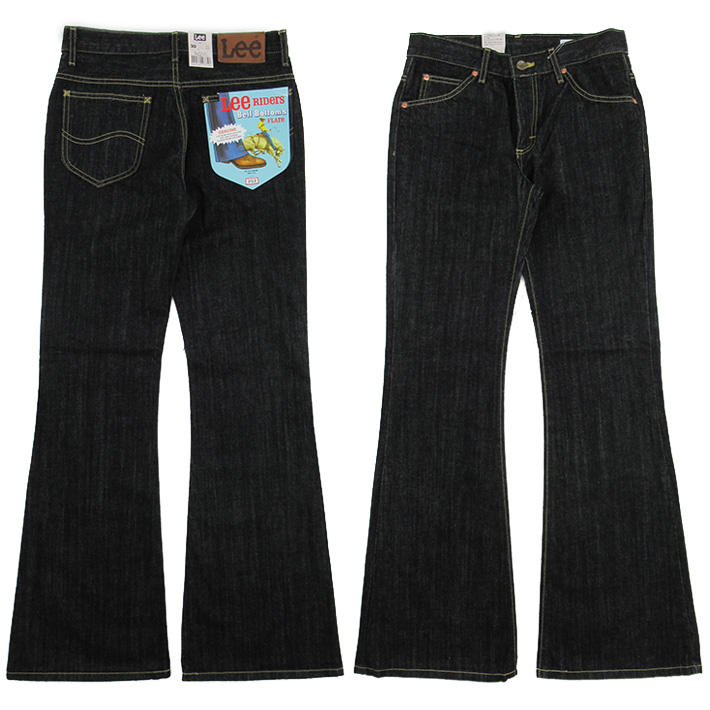 Lee RIDERS 202 ベルボトム ブラック ジーンズ BELL BOTTOMS 04202-201 -JOE-