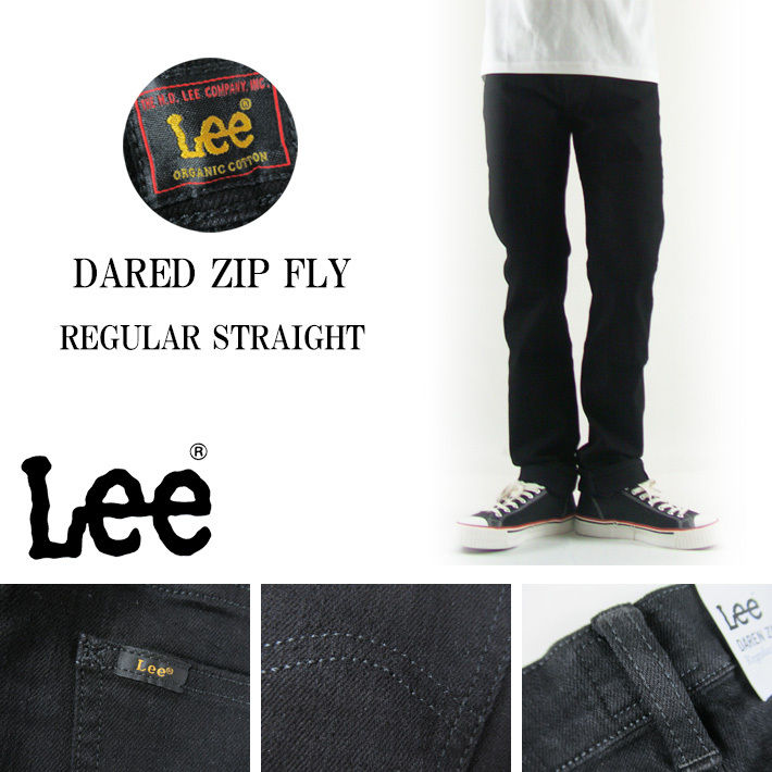 Lee ブラックストレッチ レギュラーストレート 77402 -JOE-