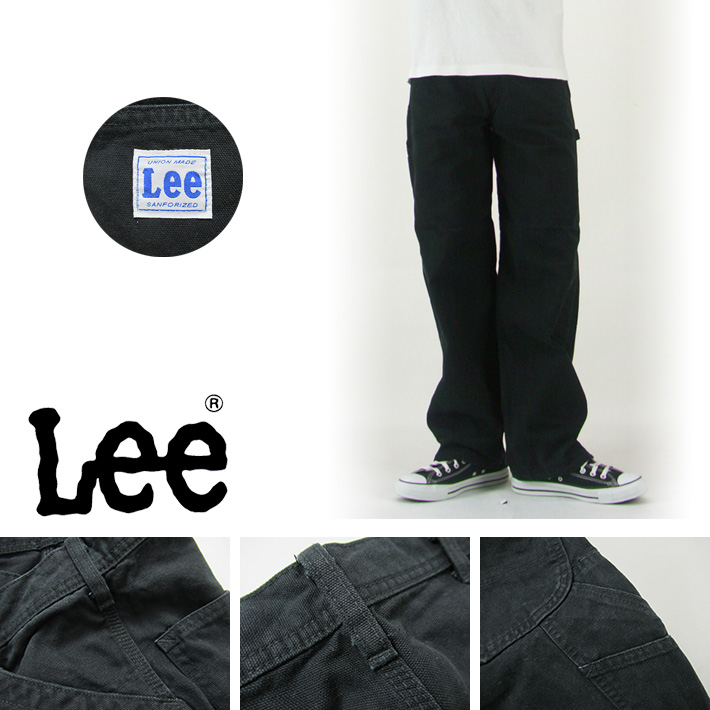 Lee ペインターパンツ ブラック DUNGAREES BLACK PAINTER PANTS