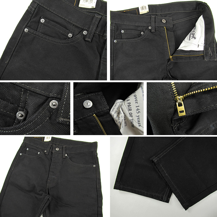 Levi's リーバイス 505 レギュラーストレート ブラック 00505-0260 -JOE-