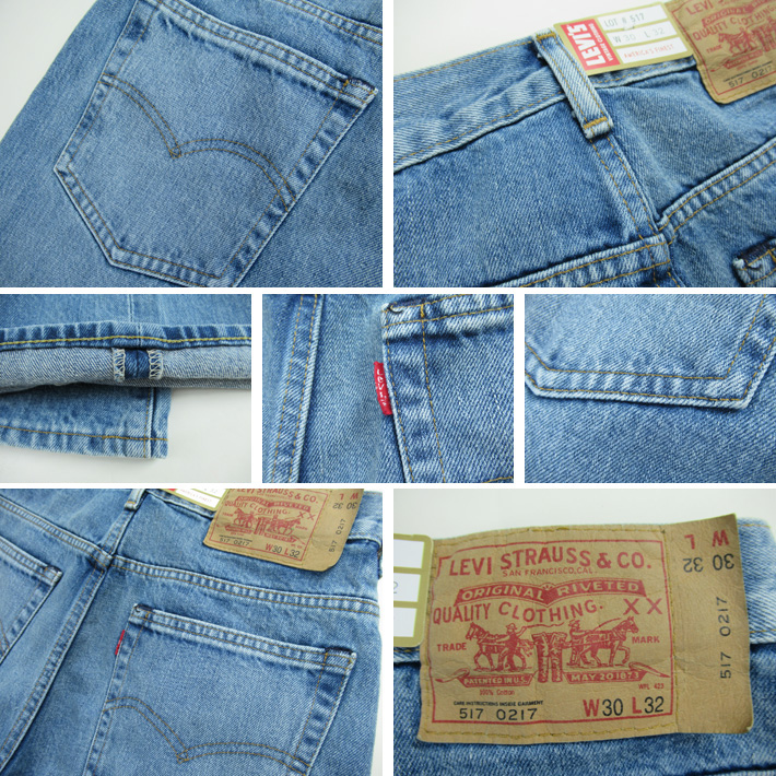 希少！Levi's OL557-0001 W30 濃紺 ブーツカット 牛革パッチ