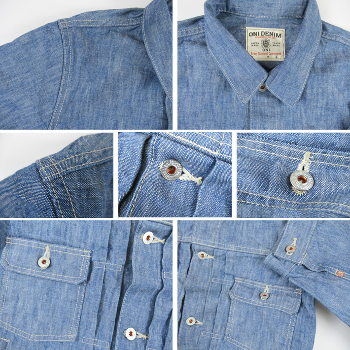 鬼デニム 2nd Type ジャケット 13oz スーパーヘビーシャンブレー