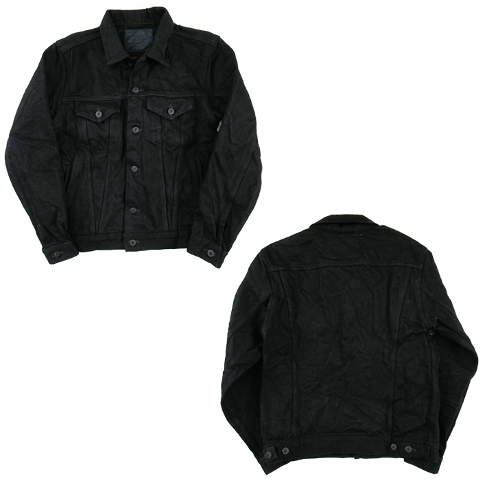 鬼デニム 3rd TYPE デニムジャケット 20oz シークレット藍墨ブラック 