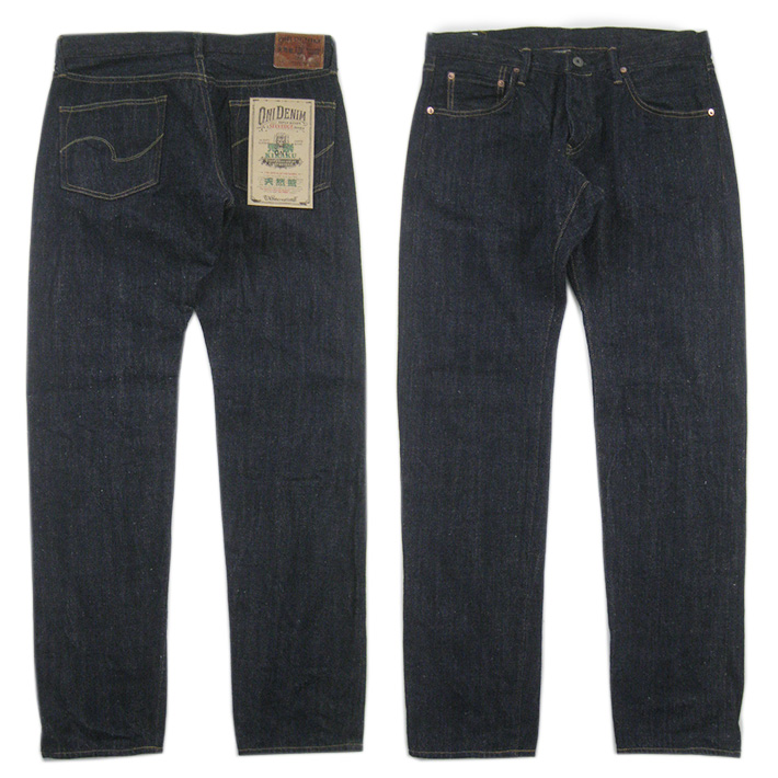 鬼デニム 602 鬼楽 リラックステーパード 天然藍 12oz ルース