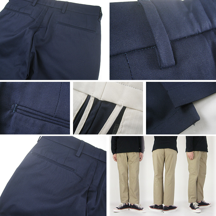 RICCARDO METHA リカルドメッサ テーパード トラウザー 2TUCK TAPERED TROUSER J8051 -JOE-