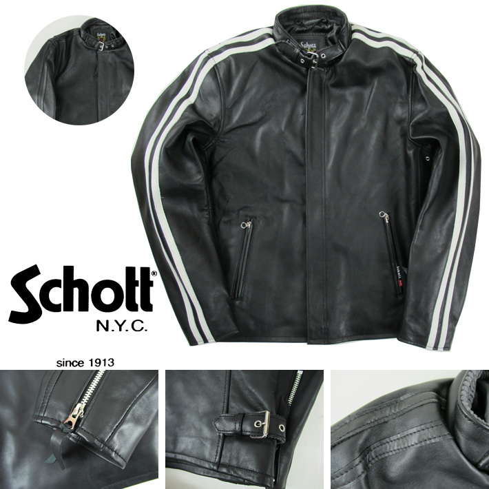 Schott クラシックレーサージャケット SH-3111063 -JOE-