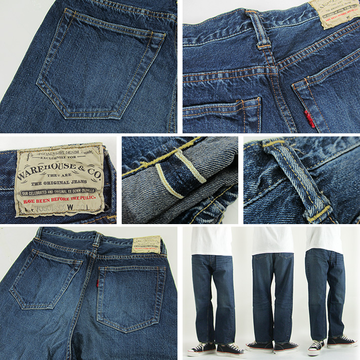 WAREHOUSE ウエアハウス 2ND-HAND 70501SXX USED WASH(濃) セコハン -JOE-