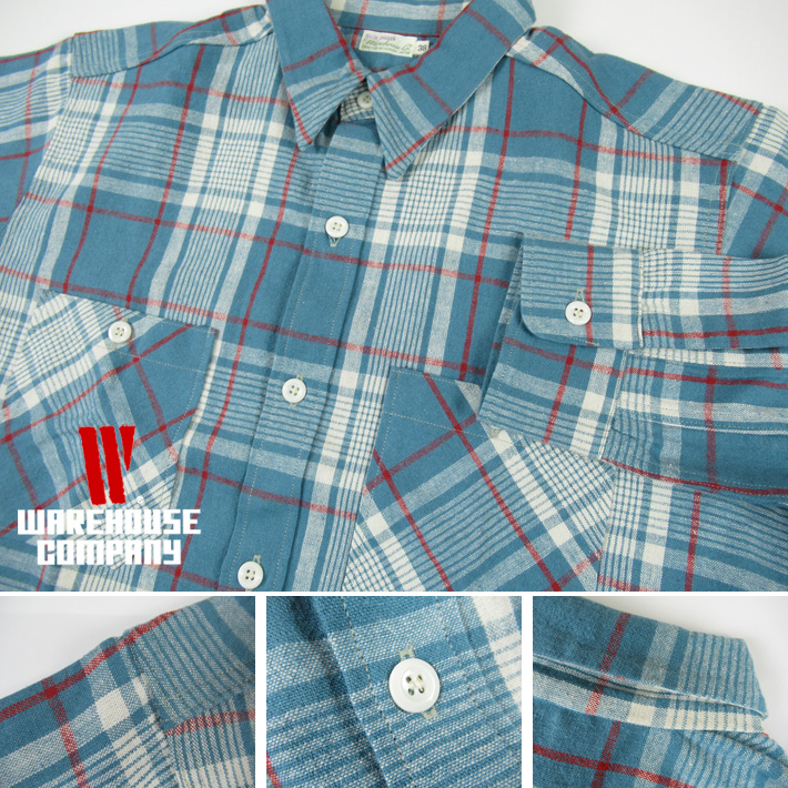 ウエアハウス ネルシャツ