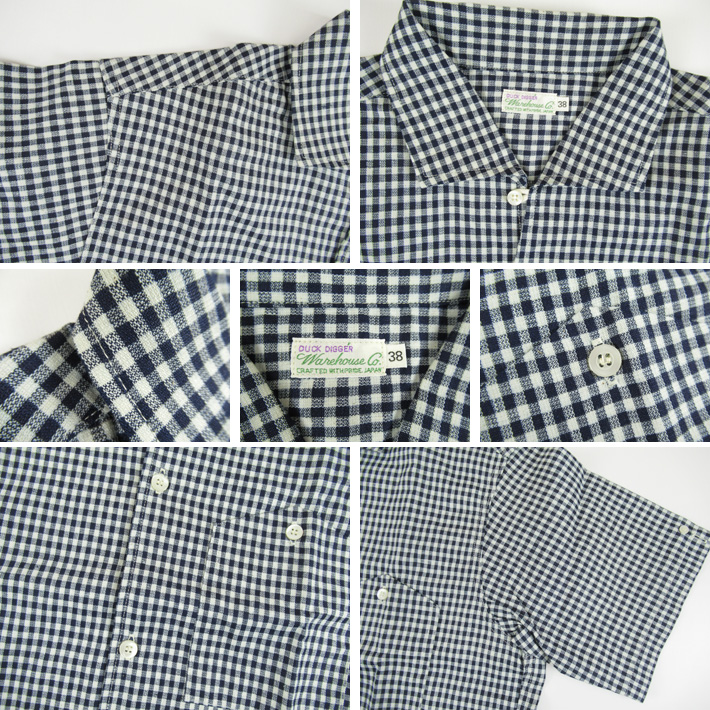 ウエアハウス オープンカラーシャツ