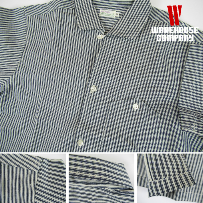 ウエアハウス シャンブレーシャツ