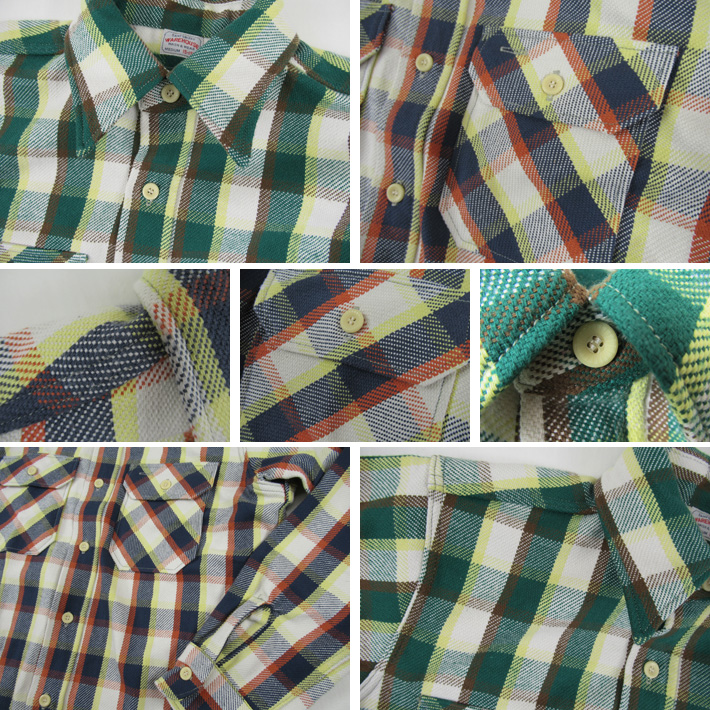 WAREHOUSE ウエアハウス ネルシャツ Lot 3104 FLANNEL SHIRTS(E