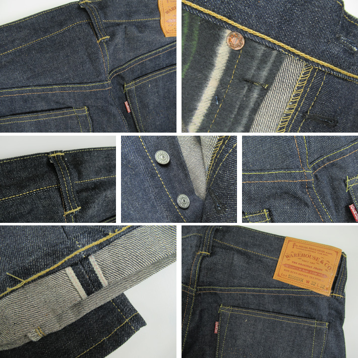 WAREHAUSE&CO.ウエアハウス LOT1003XX リジット WAREHOUSE & CO. / Lot